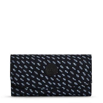 Kipling Money Land Printed Snap Wallet Handväska Svarta | SE 1931JP